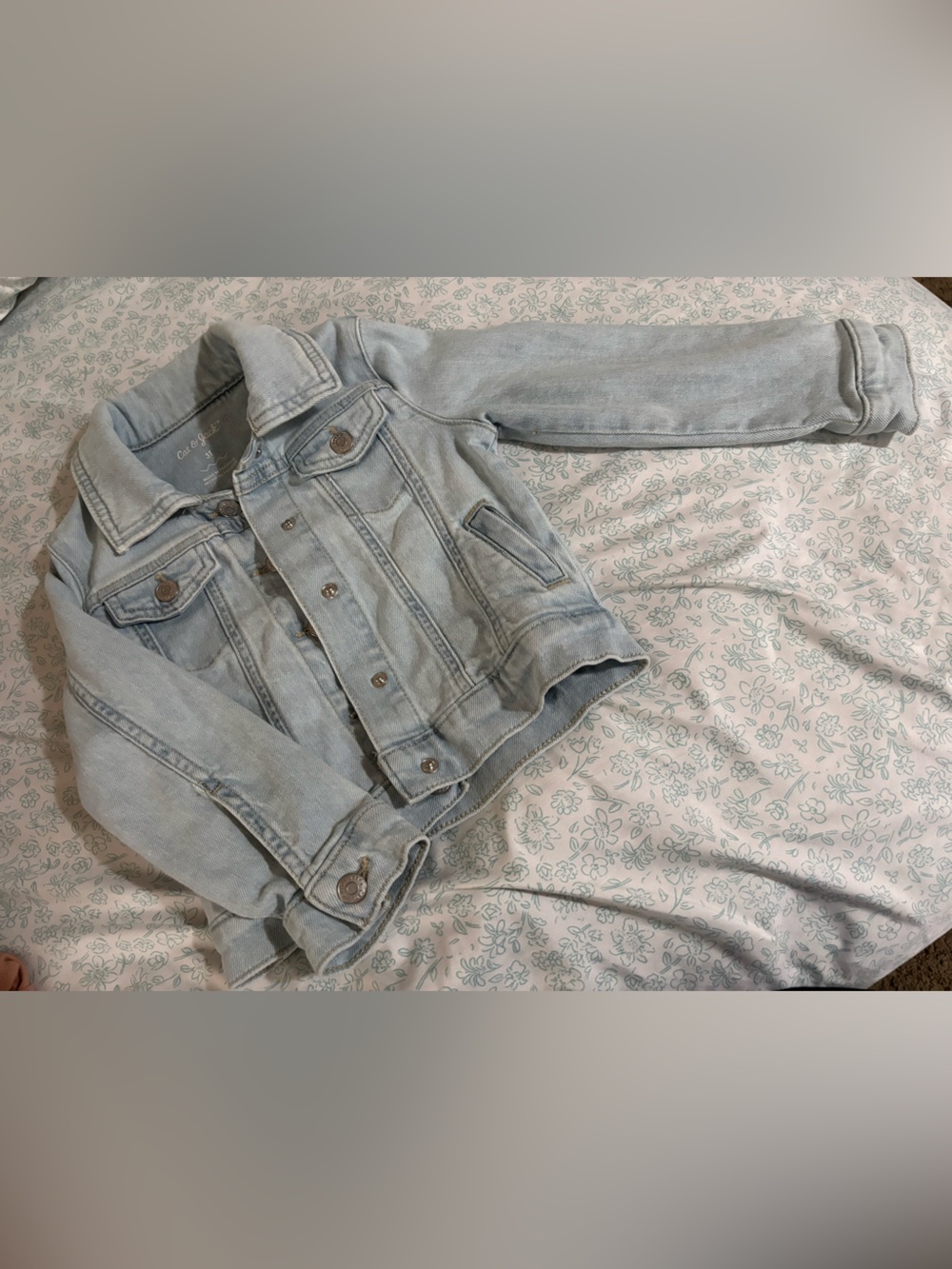 Cat & Jack Light Blue Denim Jacket - Button Front